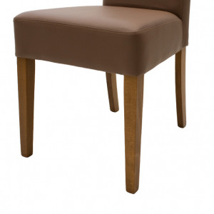 Scaun Model Ditta, Maro/Nuc, 45x58x96 cm - Img 7