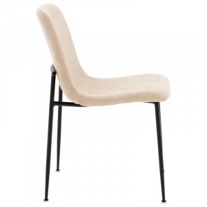 Scaun Model Gratify, Ecru/Negru, 44x58x81 cm - Img 3