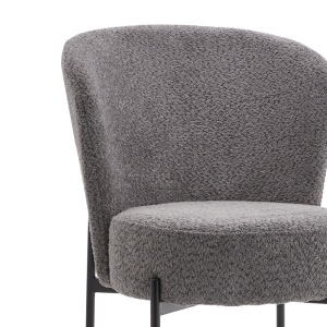 Scaun Model Houlian, Antracit/Negru, 46x66x89 cm - Img 2