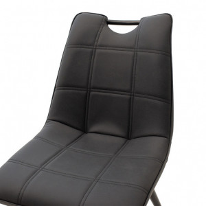 Scaun Model Nely, Negru, 47x61x85 cm - Img 7
