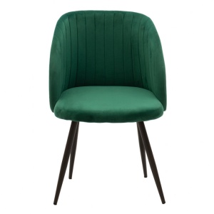 Scaun Model Oasis, Verde inchis/Negru, 54x52x84 cm - Img 4