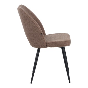 Scaun Model Renish, Cappuccino/Negru, 49x67x91 cm - Img 3