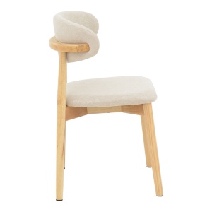Scaun Model Ubene, Natur/Bej, 46x58x79 cm - Img 3
