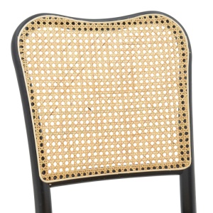 Scaun Model Zozele, Natur/Negru, 45x51x88 cm - Img 6