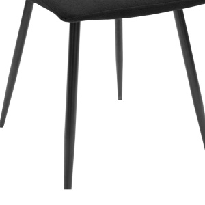 Scaun Noor, negru, 44x53x86 cm - Img 6
