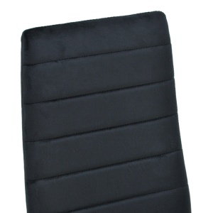 Scaun Parker, negru, 39.5x48x95 cm - Img 6