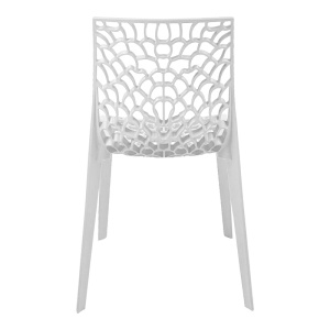 Scaun stivuibil Hush, alb, 50x57x80 cm - Img 6