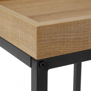 Set 2 Masute de Cafea Model Scarlett, 45x40x55/40x38x51 cm, Maro - Img 4