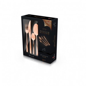 Set 24 tacamuri Satin Rose Gold - Img 2