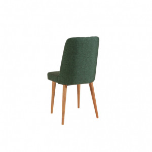 Set Masa Extensibila si scaune Model Stefan, 129-163x80x75 cm, Pin atlantic/ Verde Soho - Img 2