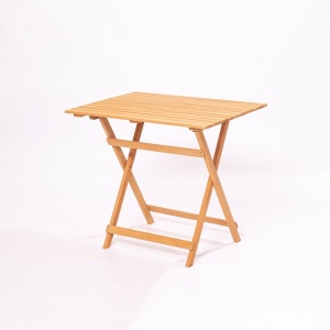 Set masa si scaune de gradina (5 piese) My004A Crem 80x60x72 cm - Img 6