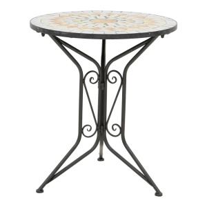 Set masă și scaune Sellis, 3 piese, negru - Img 10