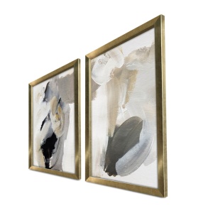 Tablou, 2 bucati Magna Roma Negru 38x53 cm - Img 3