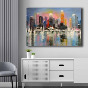 Tablou 70100NISC Multicolor 70x100 cm - Img 2