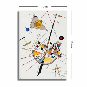 Tablou Creative Palette Multicolor 70x100 cm - Img 3