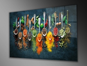 Tablou din sticlă temperată 0464 Multicolor 46x72 cm - Img 3