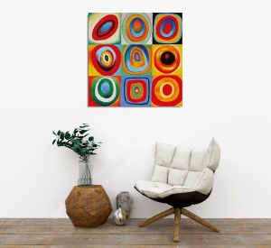 Tablou KC263 Multicolor 45x45 cm - Img 2