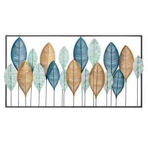 Tablou metalic Bilge Multicolor 115x3x60 cm - Img 7