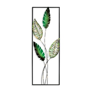 Tablou metalic Timeyi Multicolor 32x90 cm - Img 6