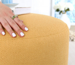 Taburet Nuha Portocaliu 53x36 cm - Img 6