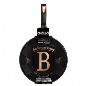 Tigaie Wok, 30 cm, negru Rose Collection - Img 2