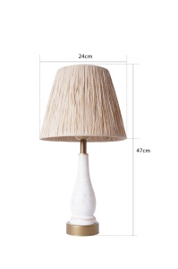 Veioză YL516 Alb 24x47 cm - Img 3
