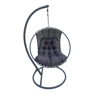 Balansoar de Gradina Model Makito, Gri, 100x105x195 cm - Img 2