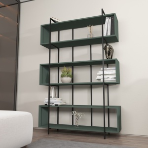 Bibliotecă Bruti Verde 120x180x29.6 cm - Img 1