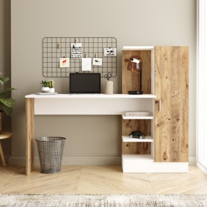 Birou Ct2 Verde 152.3x120x40 cm - Img 2