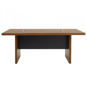Birou de Conferinte Pako World, model Oscar, 200x76x100 cm, Nuc/Antracit - Img 2