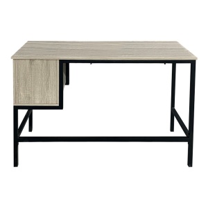 Birou Model Ramen, Negru/Stejar sonoma, 120x48x76 cm - Img 3