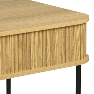 Birou Model Scandi, Natur/Negru, 120x60x76.5 cm - Img 6