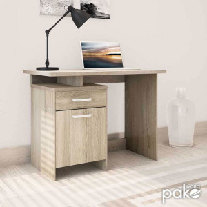 Birou pentru Copii Pako World, model Looney, 100x75x55 cm, Stejar Sonoma - Img 2