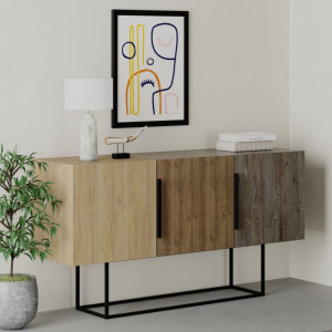 Bufet Estella Walnut 150x42x79 cm - Img 2