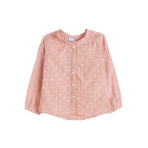Camasa roz cu stele Newness - Img 1