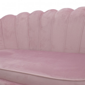 Canapea Daimon 2 Locuri Pink 134x70x77 cm - Img 5