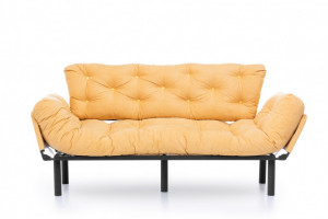 Canapea Extensibila, 3 Locuri Nitta Triple Mustard - Img 7