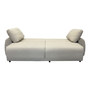 Canapea extensibilă Hungie, bej, 3 locuri, 250x92x89 cm - Img 5