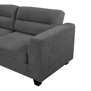 Coltar Camile V1, antracit, 270x174x95 cm - Img 4