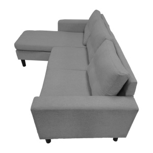 Coltar Maneli, antracit, 196x138x82 cm - Img 3