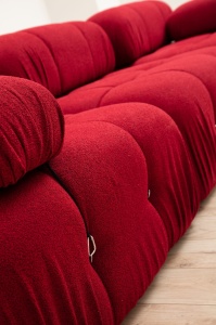 Colțar modular Bubble Rosu 288x190x75 cm - Img 5