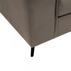Coltar reversibil Fabulous material culoare mocha - crem240x165x95cm - Img 6