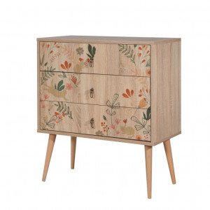 Comoda Model City V1, Multicolor, 80x40x89 cm - Img 2