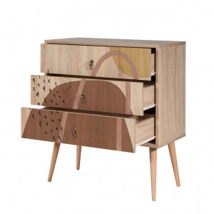 Comoda Model City V7, Multicolor, 80x40x89 cm - Img 3