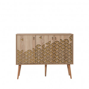 Comoda Model Mega V3, Stejar sonoma, 120x36x90 cm - Img 5