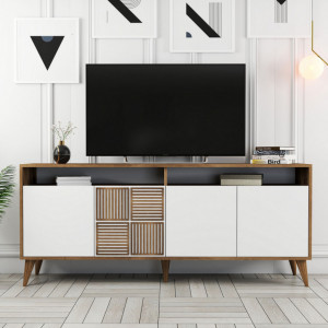 Comoda Model Milan, Nuc/Alb, 180x35x78.6 cm - Img 5