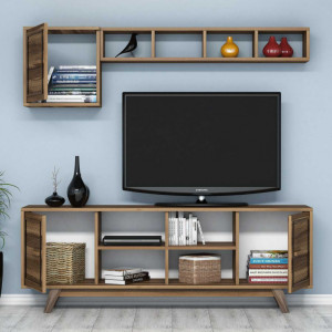 Comoda TV Ayla - Walnut - Img 2