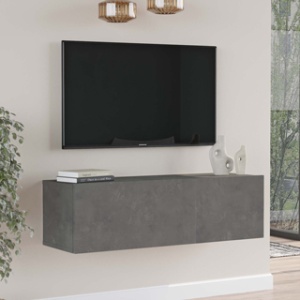 Comodă TV Model Serit, Gri inchis, 100x31.5x29.5 cm - Img 2