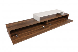Comoda TV Nirvana - Teak, Alb - Img 3