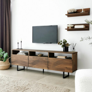 Comoda TV Onda - Walnut - Img 1